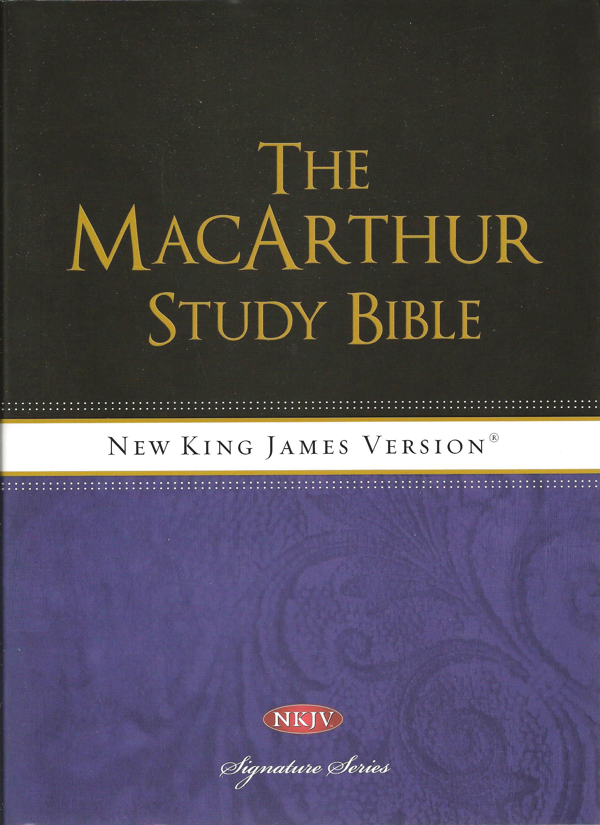 NKJV MACARTHUR STUDY BIBLE Hardcover - Click Image to Close